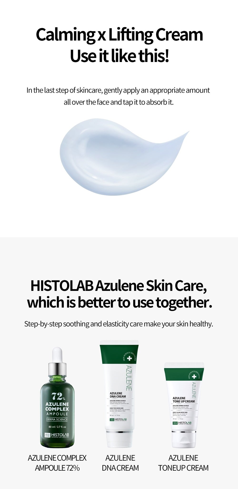 Azulene DNA cream